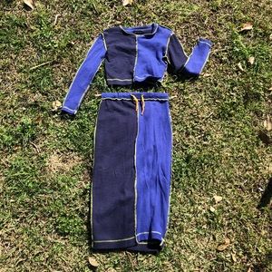 UO contrast stitched set